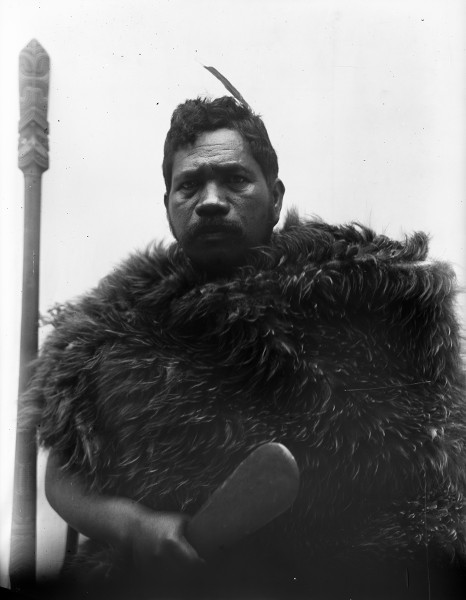 La Pierre sacrée des Maori : Pinohi Tutakangahau, 1901–09. Photograph by James McDonald. Museum of New Zealand Te Papa Tongarewa © Kura Pounamu marketing images Te Papa